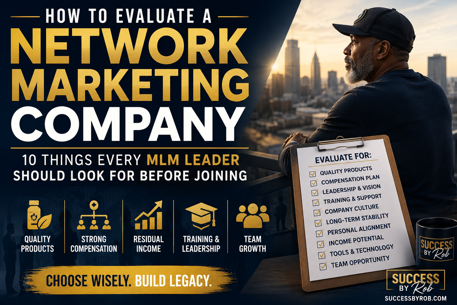 How to evaluate a network marketing company – 10 things every MLM leader should look for before joining